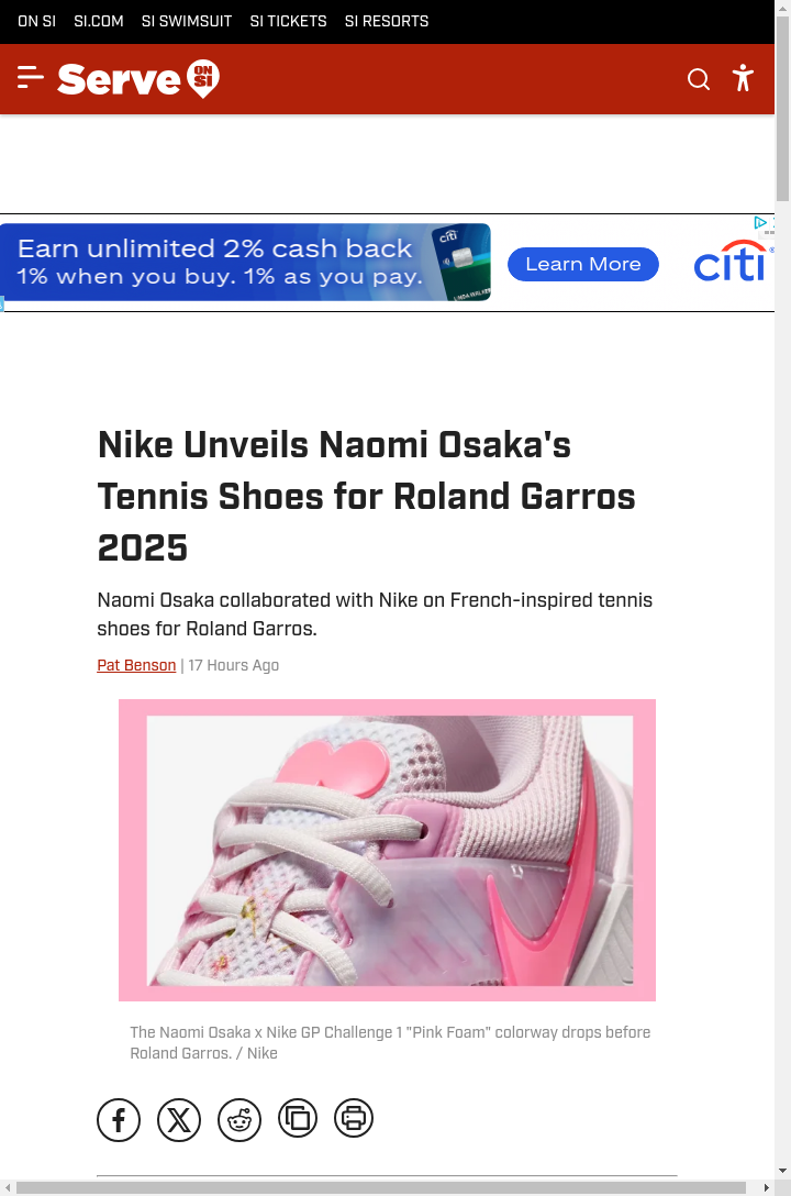 Osaka’s Pink Foam Kicks: Parisian Perfection?