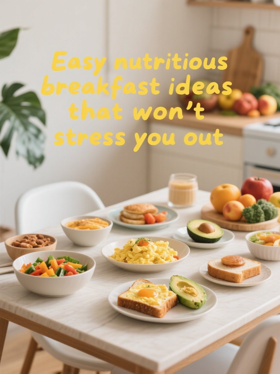 🌞 Easy + Nutritious Breakfast Ideas That Won’t Stress You Out