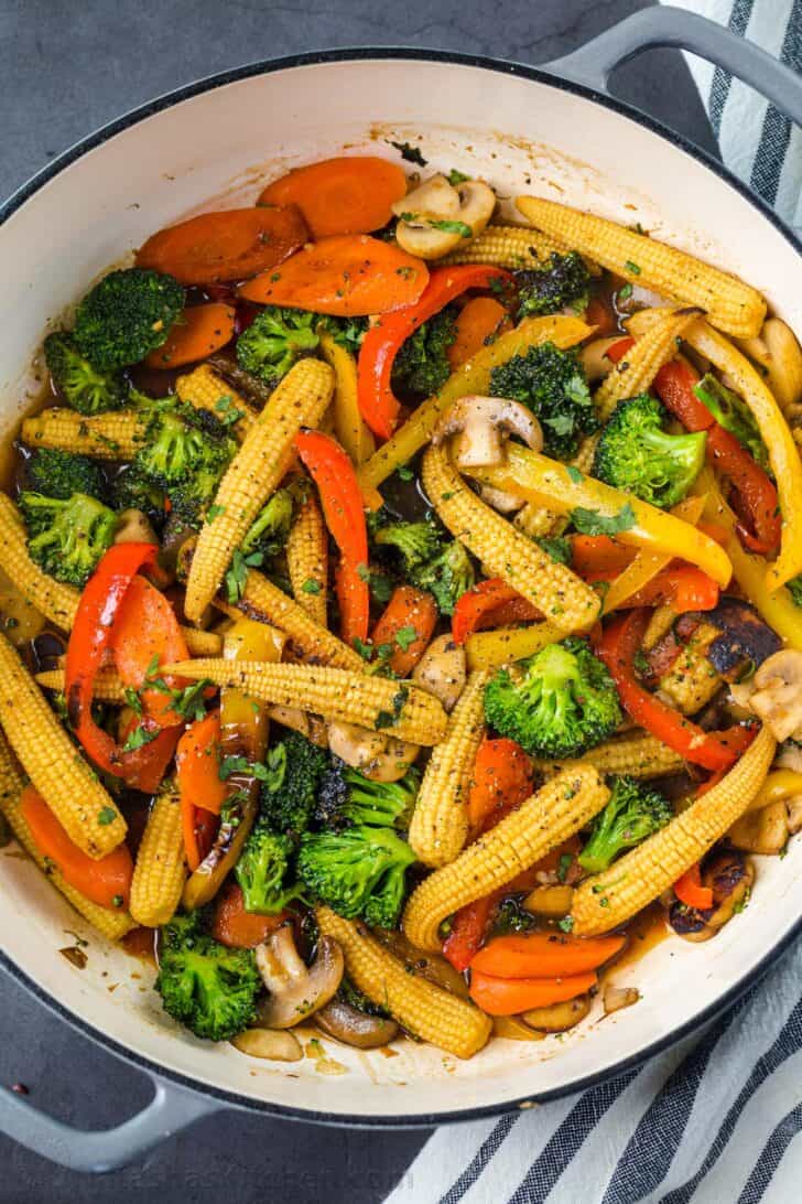 7-Minute $2 Veggie Stir-Fry (No Rice, No Pasta!) 