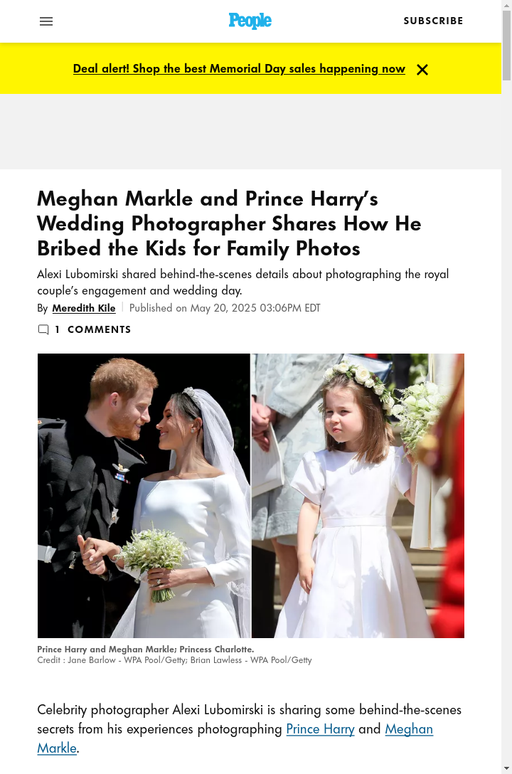 Photographer Bribed Royal Kids With Candy 🍬