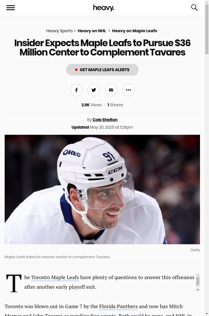 Leafs Eye Brock Nelson: Big Changes Ahead?
