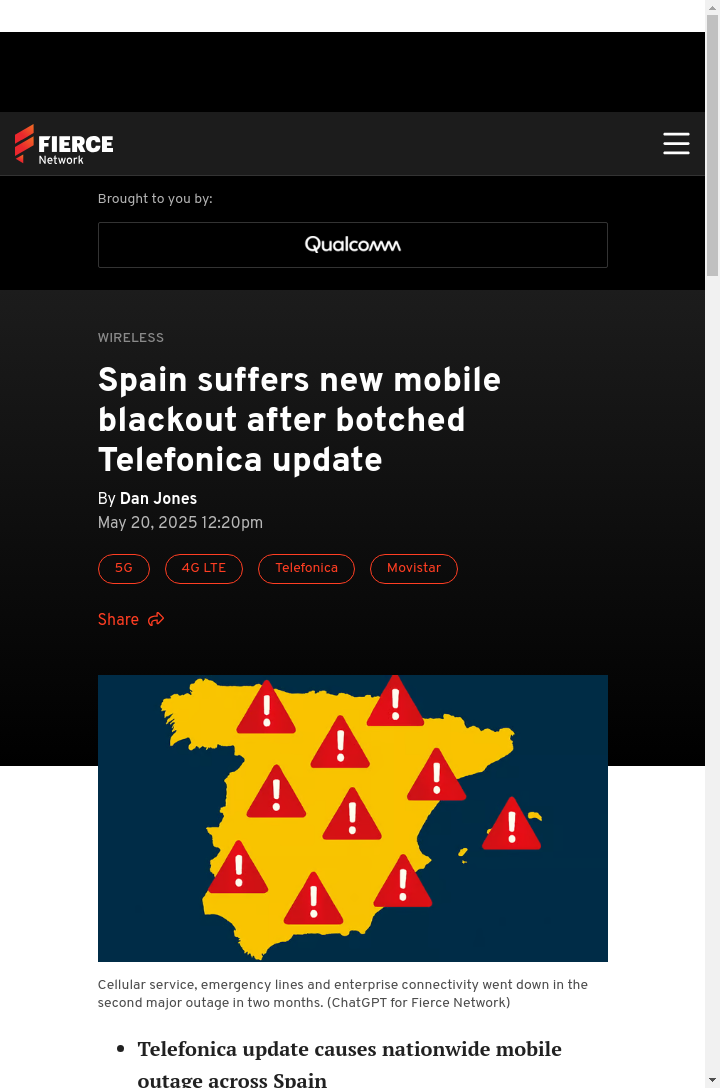 When Updates Break the Network