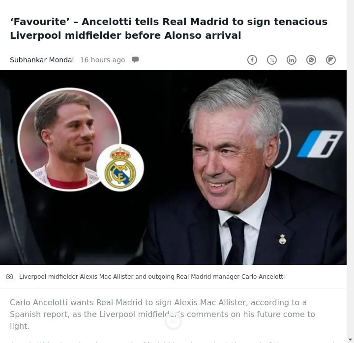Mac Allister: Los Blancos’ Next Midfield Maestro?