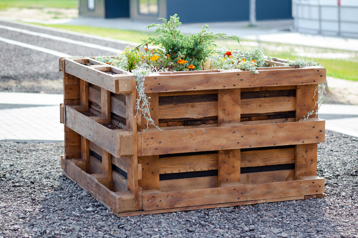 did turning old pallets into raised beds totally change our garden?
