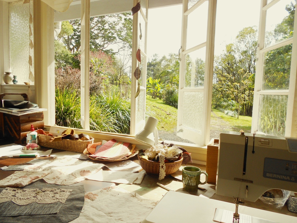 how did i turn my sewing studio window into a secret garden paradise?