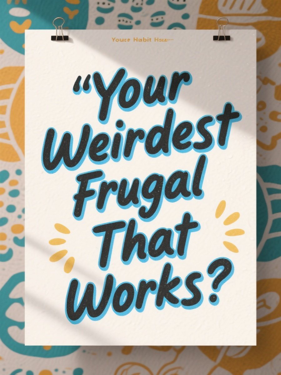 Your Weirdest Frugal Habit That Works?