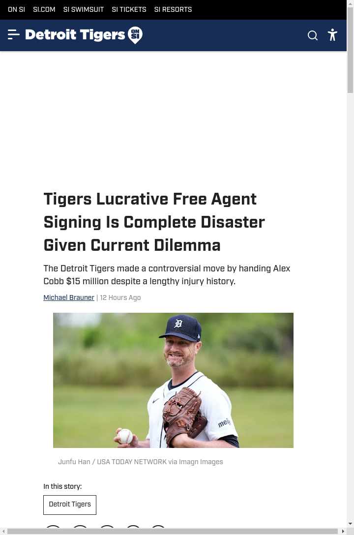 Did the Tigers Blow $15M on Cobb?