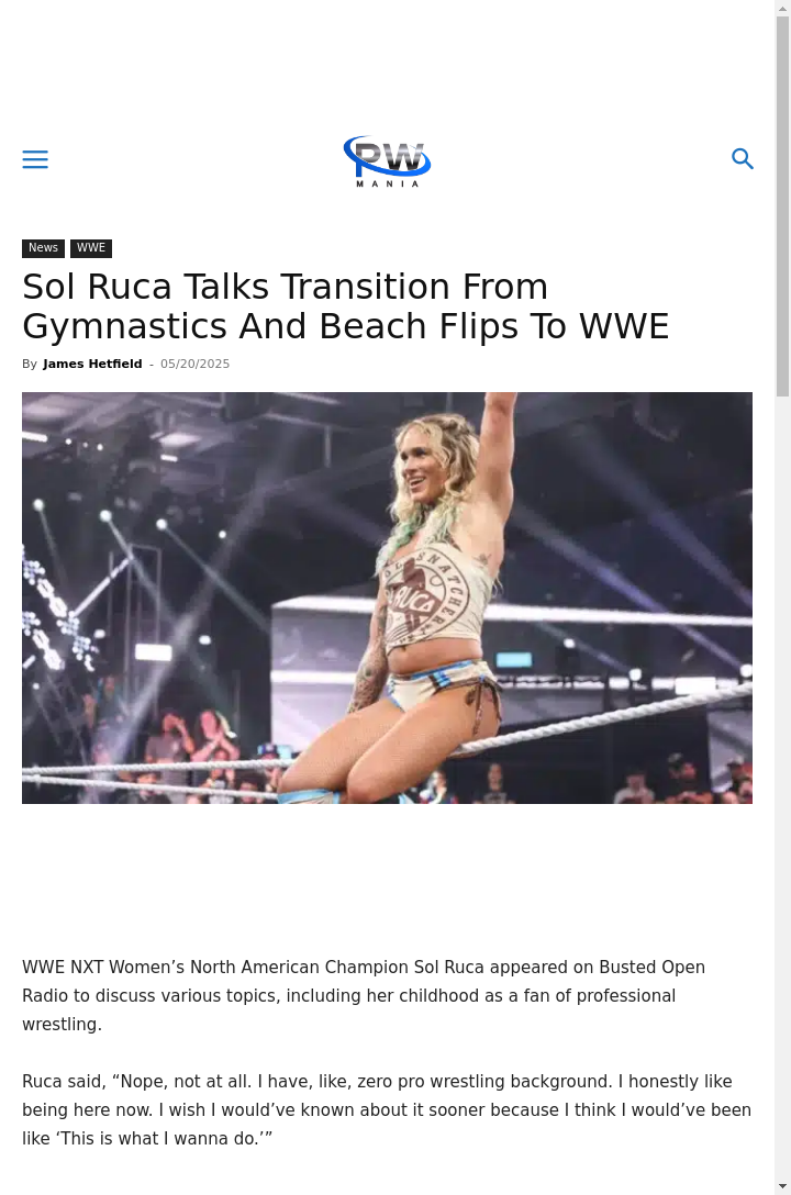 Sol Ruca’s Wild Leap: From Beach Flips to NXT Gold