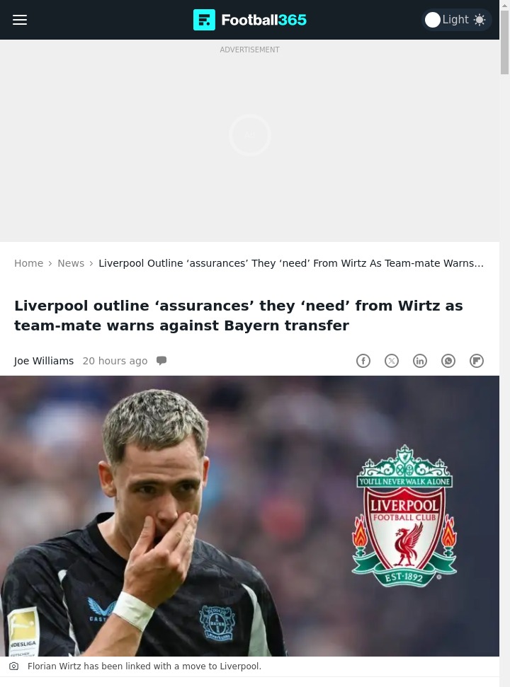Should Wirtz Snub Bayern for the Reds?
