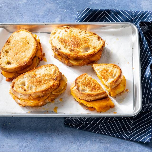 Seeking the Ultimate Sheet Pan Grilled Cheese