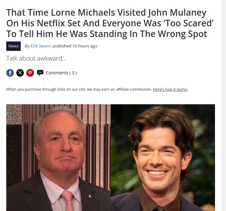 Lorne Michaels’ Power Move on Mulaney’s Set 😳