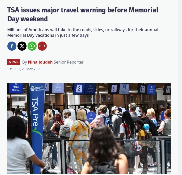 Memorial Day Travel Hits All-Time High!