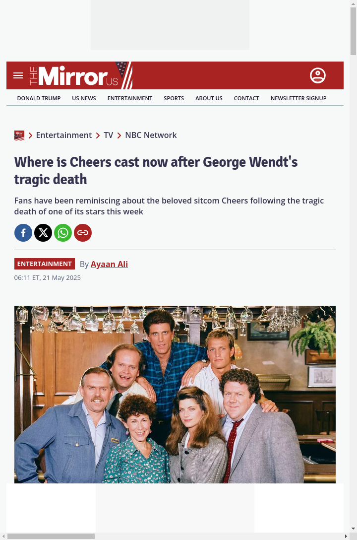 Cheers Cast: Surprising Updates After Loss 😢