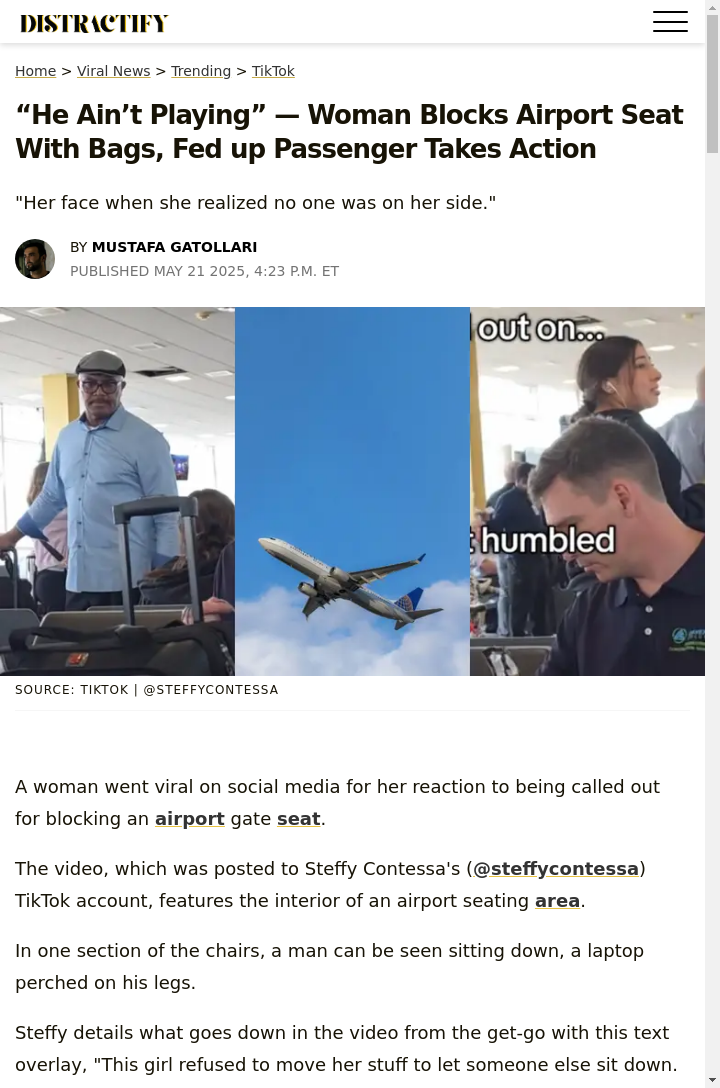 Airport Seat Showdown 😂