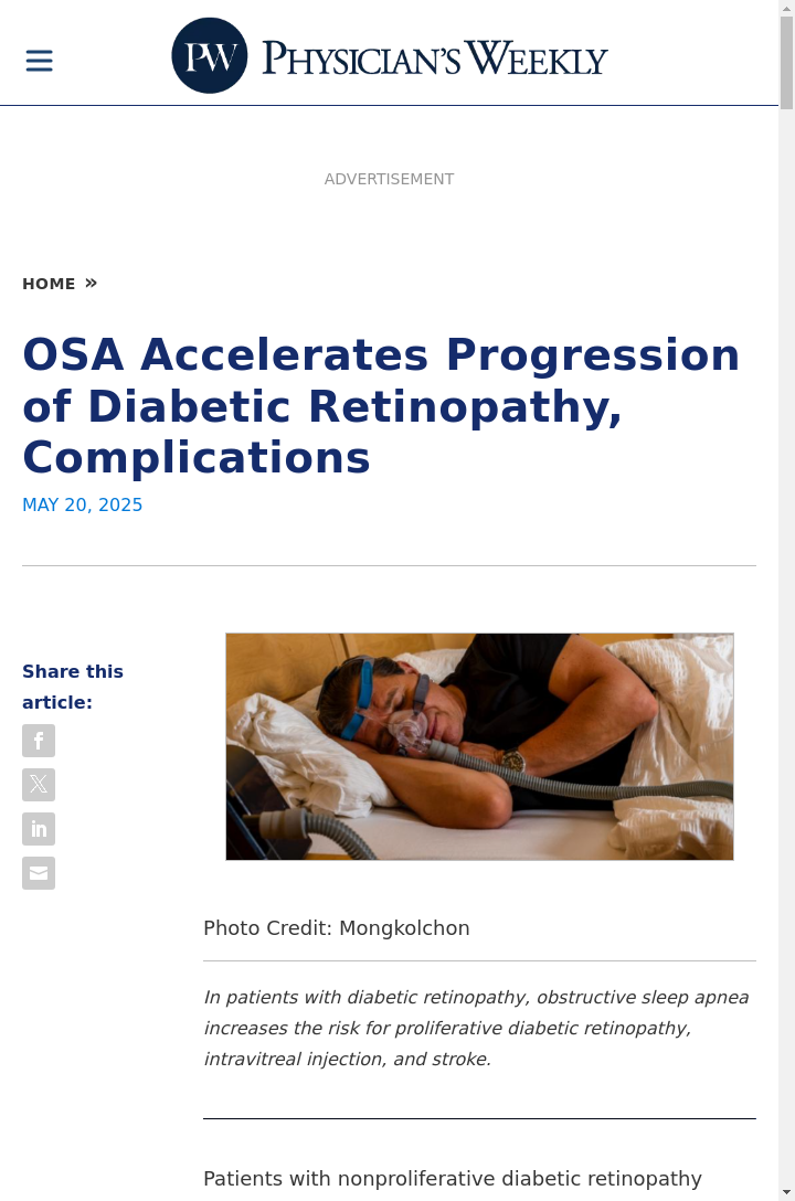 Sleep Apnea’s Shocking Link to Vision Loss