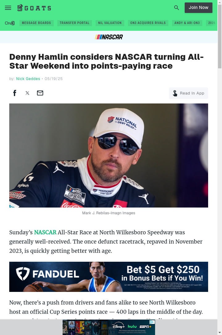 Should North Wilkesboro Go Full Points?