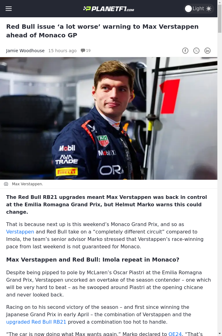 Can Mad Max Dominate Monaco Again?