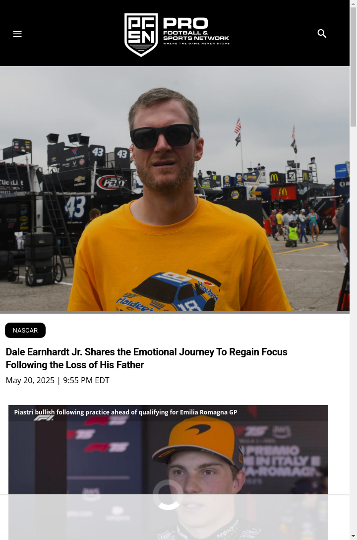 How Junior Found Strength After Daytona