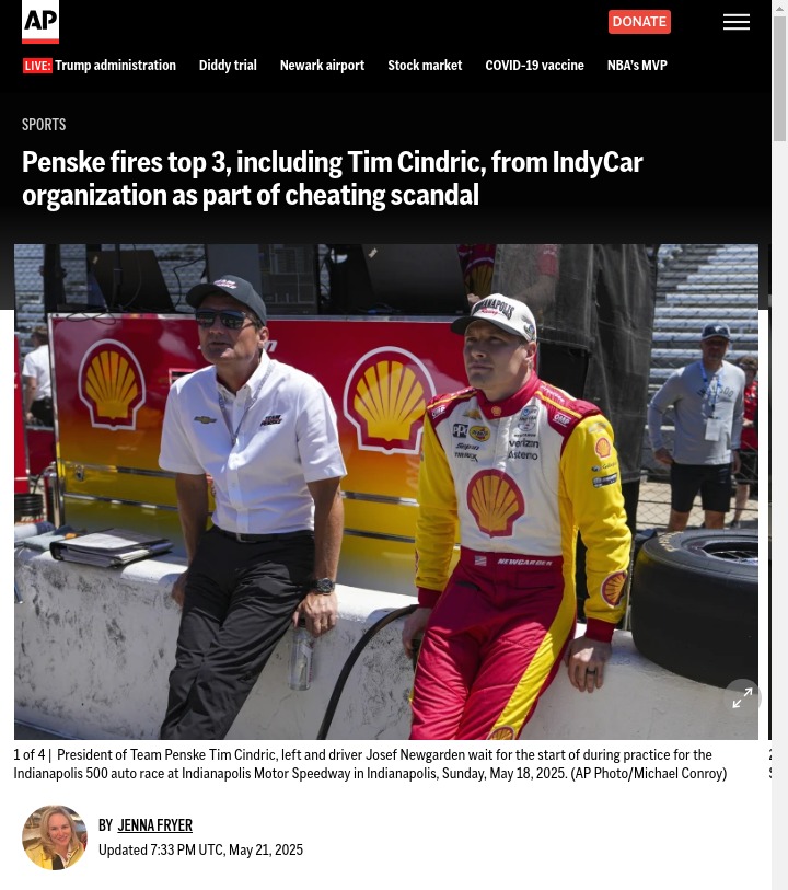 Penske Shake-Up Rocks Indy 500 Scene