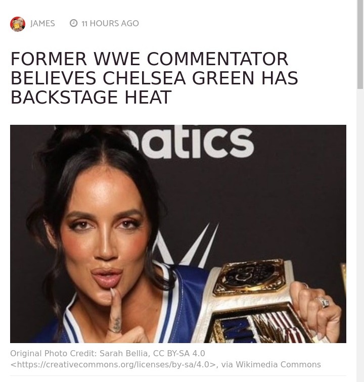 Is Chelsea Green Getting the Cold Shoulder?