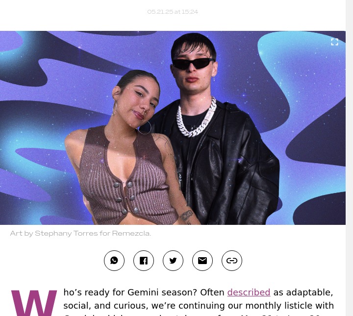 7 Gemini Artists You Need on Your Playlist