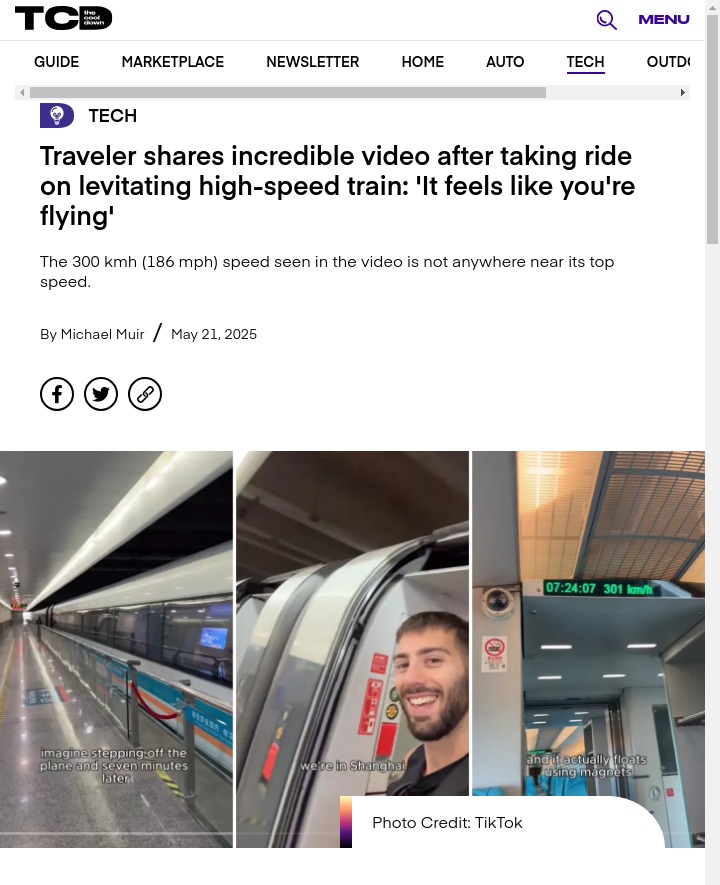 This Train Feels Like Flying!