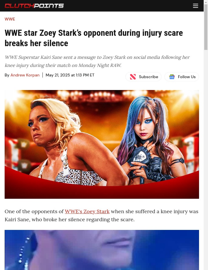 Zoey Stark Injury: Sane & Ripley React