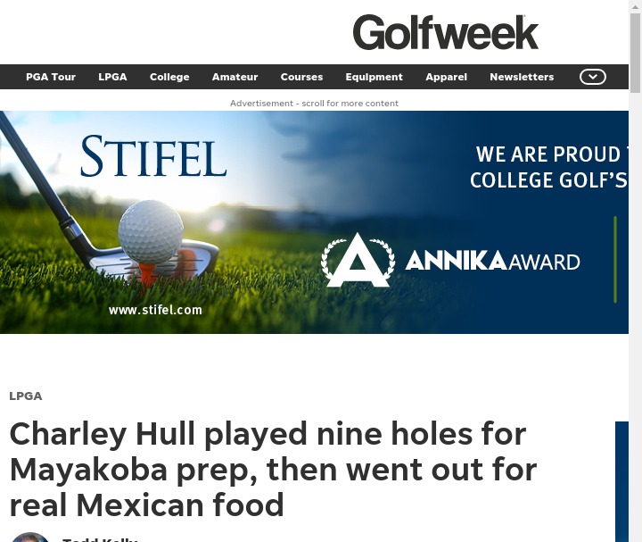 Hull’s Mayakoba Prep: Tacos & Tight Fairways