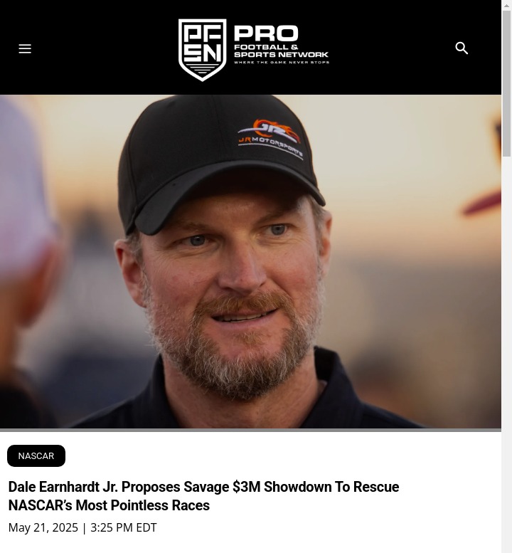 Dale Jr’s $3M Plan to Save All-Star Drama