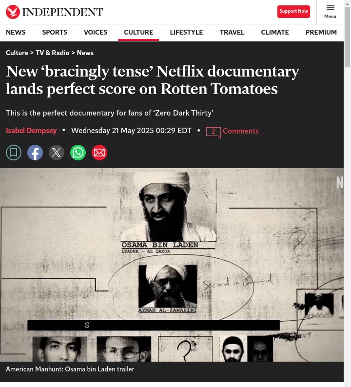 Zero Dark Thirty vs. Netflix Doc? 🍿