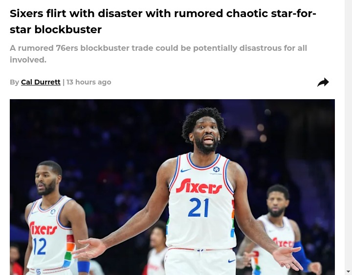 Should Philly Deal PG-13 & Pick #3 for a Star?