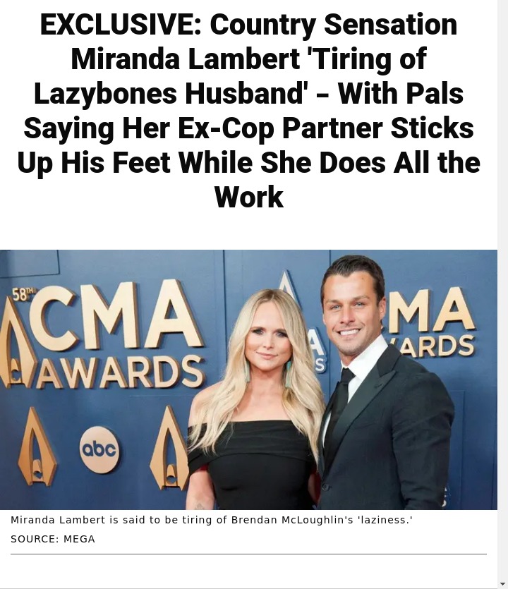 Miranda’s Hubby Turns Total Couch Potato?