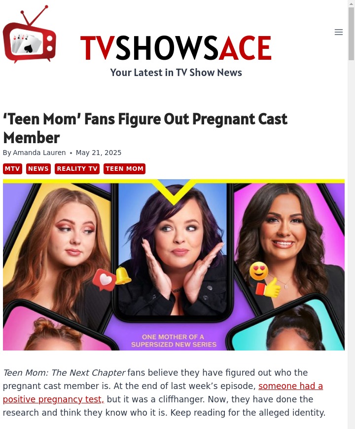 Who’s REALLY Pregnant on Teen Mom? 🤔