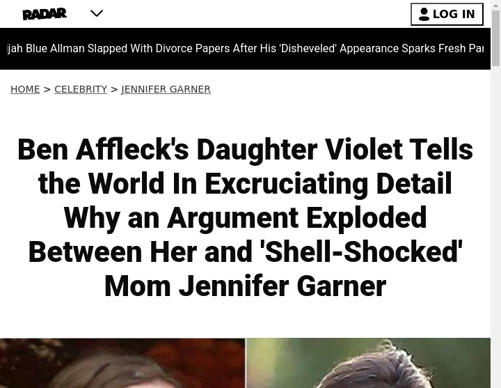 Violet Affleck Spills Family Drama 🔥
