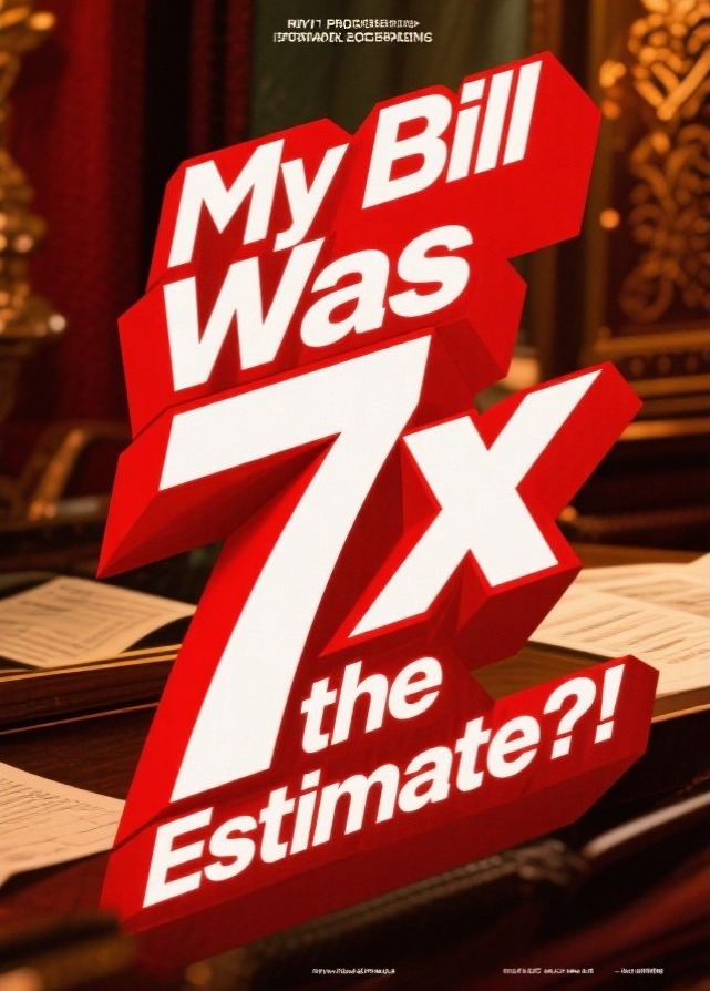My Bill Was 7x the Estimate?!