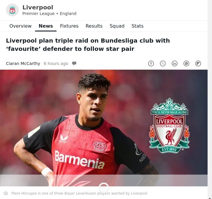 Reds Eye Leverkusen Trio: Who’s Next?