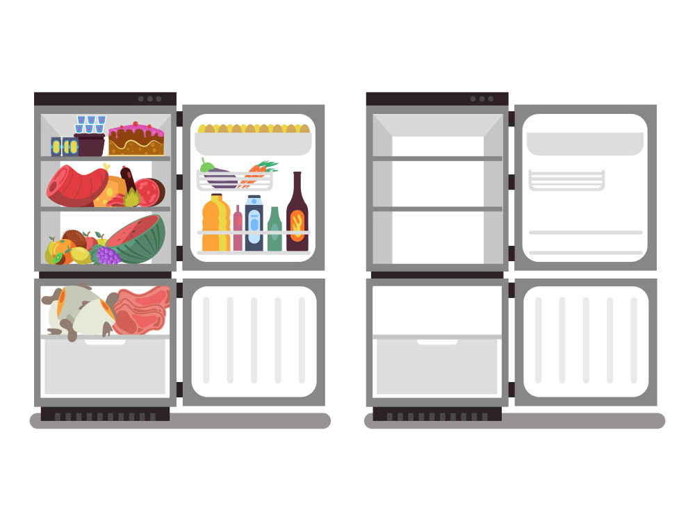 What Happens to Food in the fridge when electricity falls???