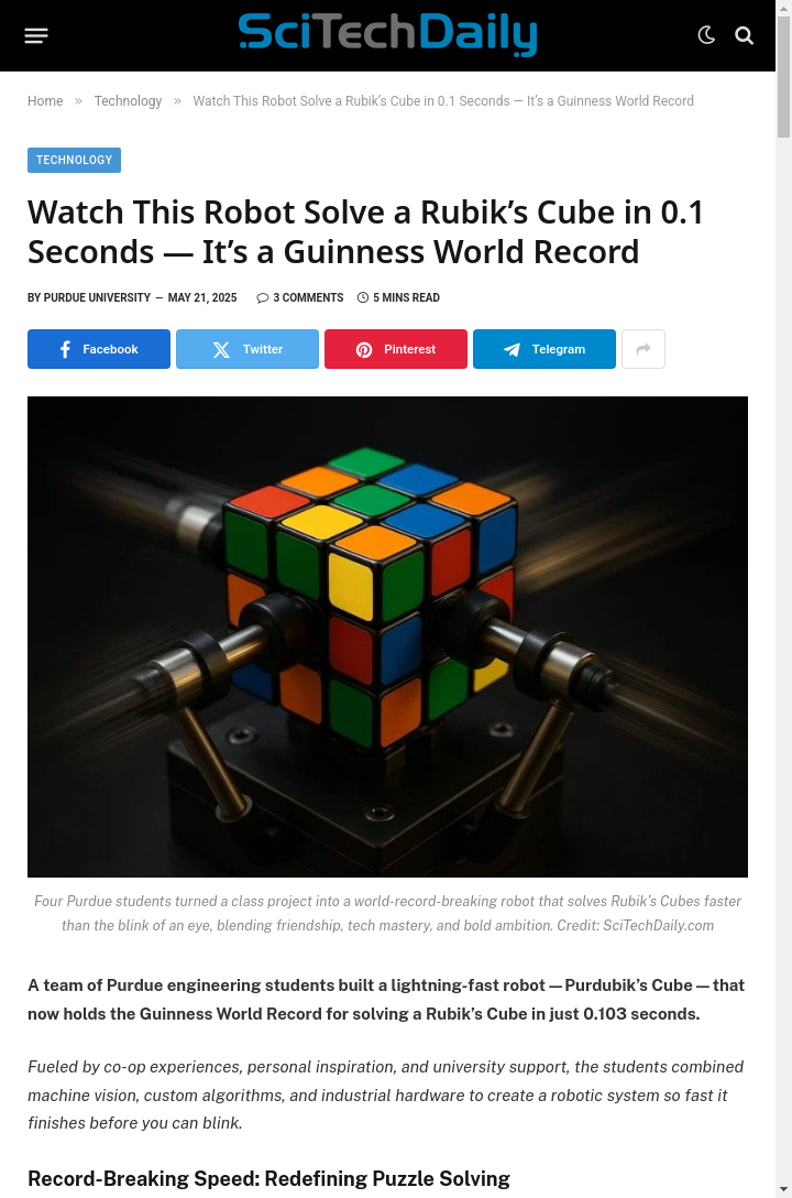 Robot Outsmarts Humans—In a Blink!