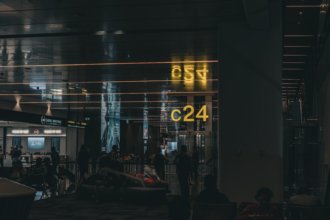 how do you call family from doha airport?
