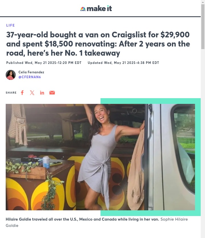 She Ditched NYC for Van Life—Here’s Why
