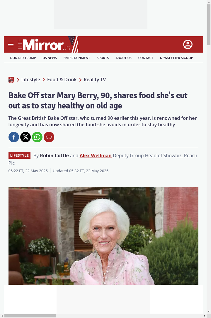 Mary Berry’s Secret to Staying Spry at 90