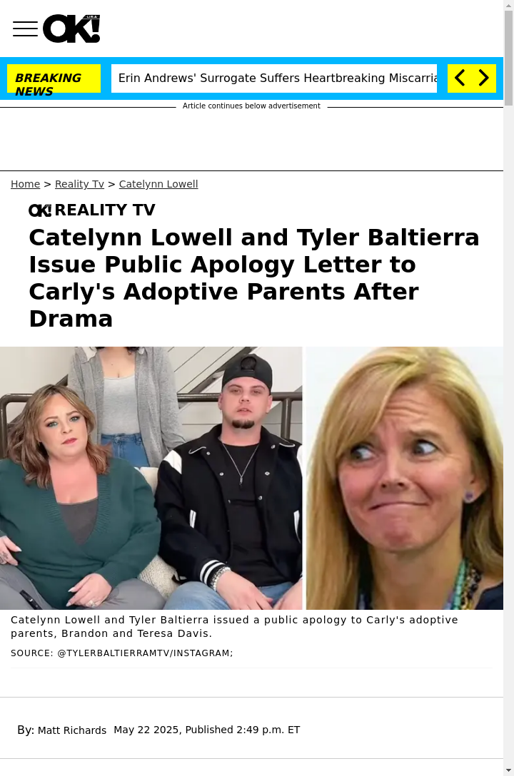 Catelynn & Tyler’s Emotional Apology Drama