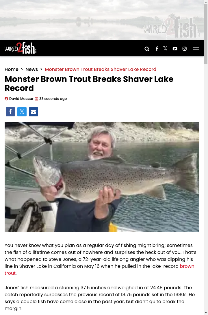 Grandpa Reels In a Lake Legend!