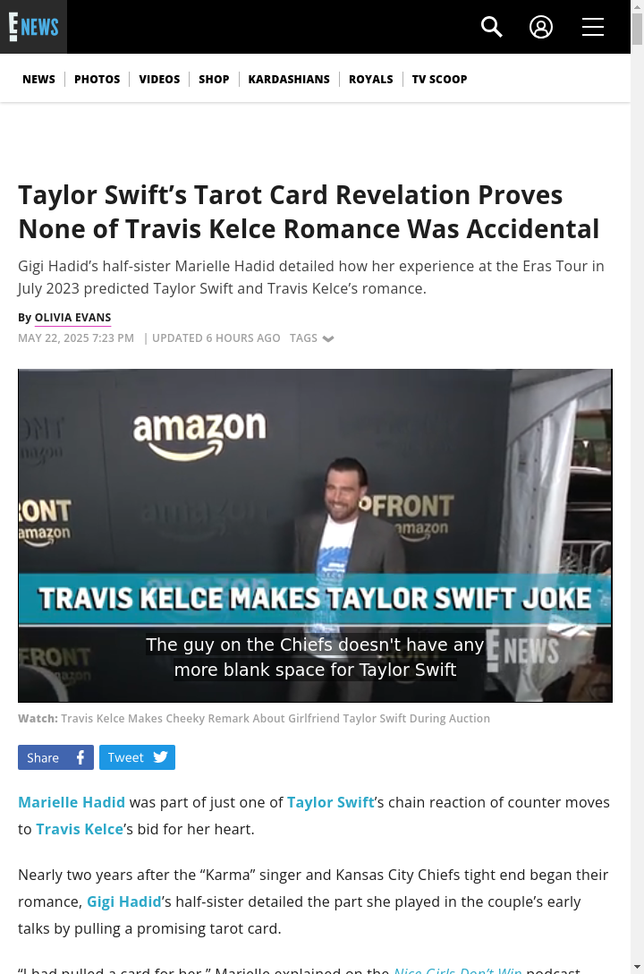 Taylor Swift’s Romance Was Written in the Cards!