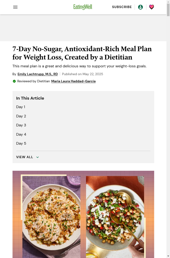 Tried This 7-Day No-Sugar Meal Plan Yet?
