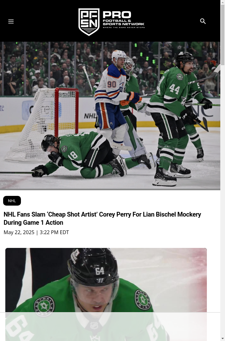 Corey Perry’s Antics: Veteran Edge or Over the Line?