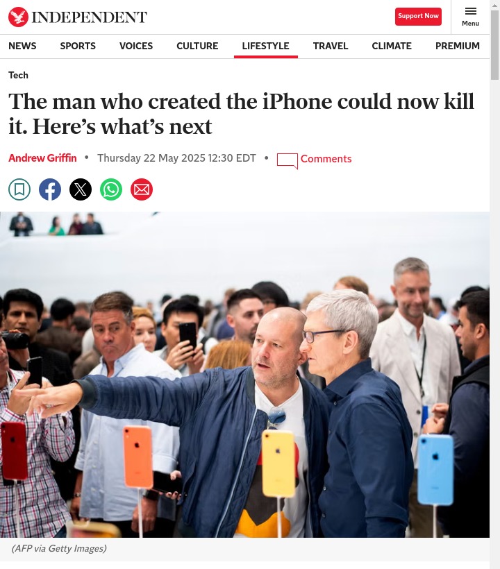 Is Jony Ive About to Out-Innovate the iPhone?