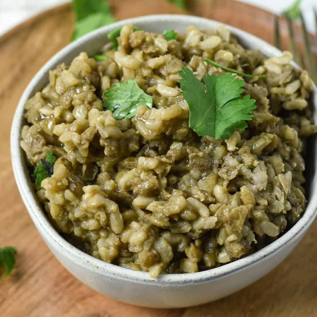 Cheap and Simple Food:Brown Rice & Lentils in a Rice Cooker