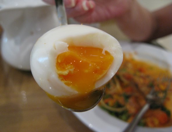 I'm freaked out and grossed out by soft-boiled eggs!