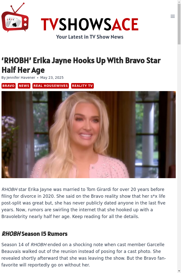 Erika Jayne’s Rumored Fling Shocks Fans 😱